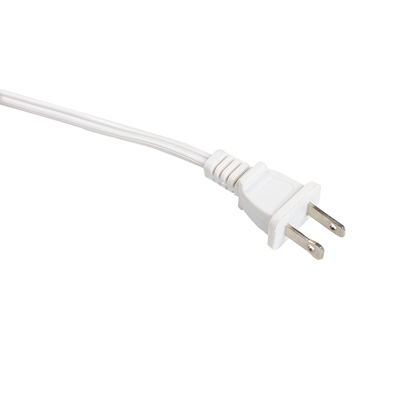 American Indoor Extension Cord with two plugs without earth